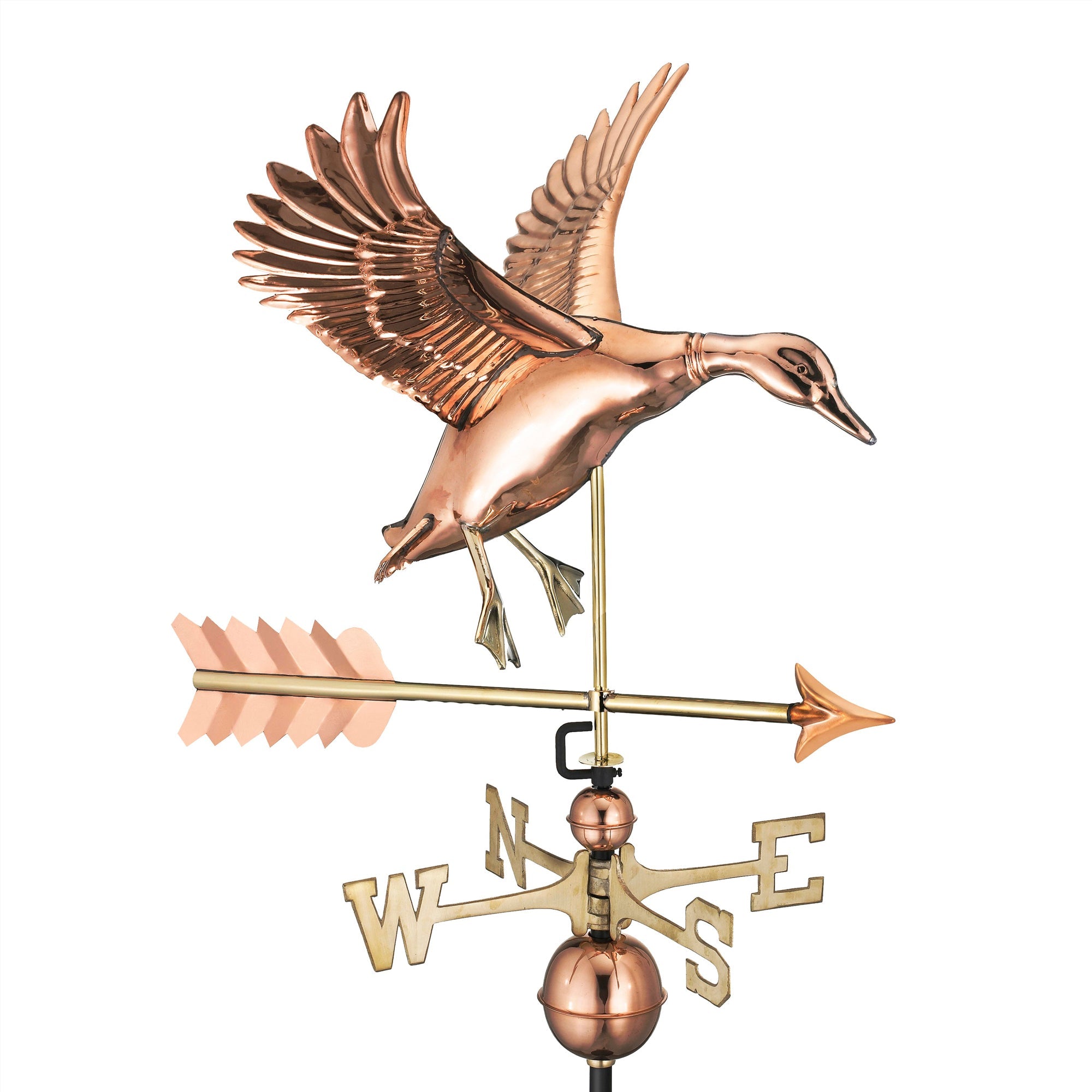 Landing Duck with Arrow Weathervane - Evira