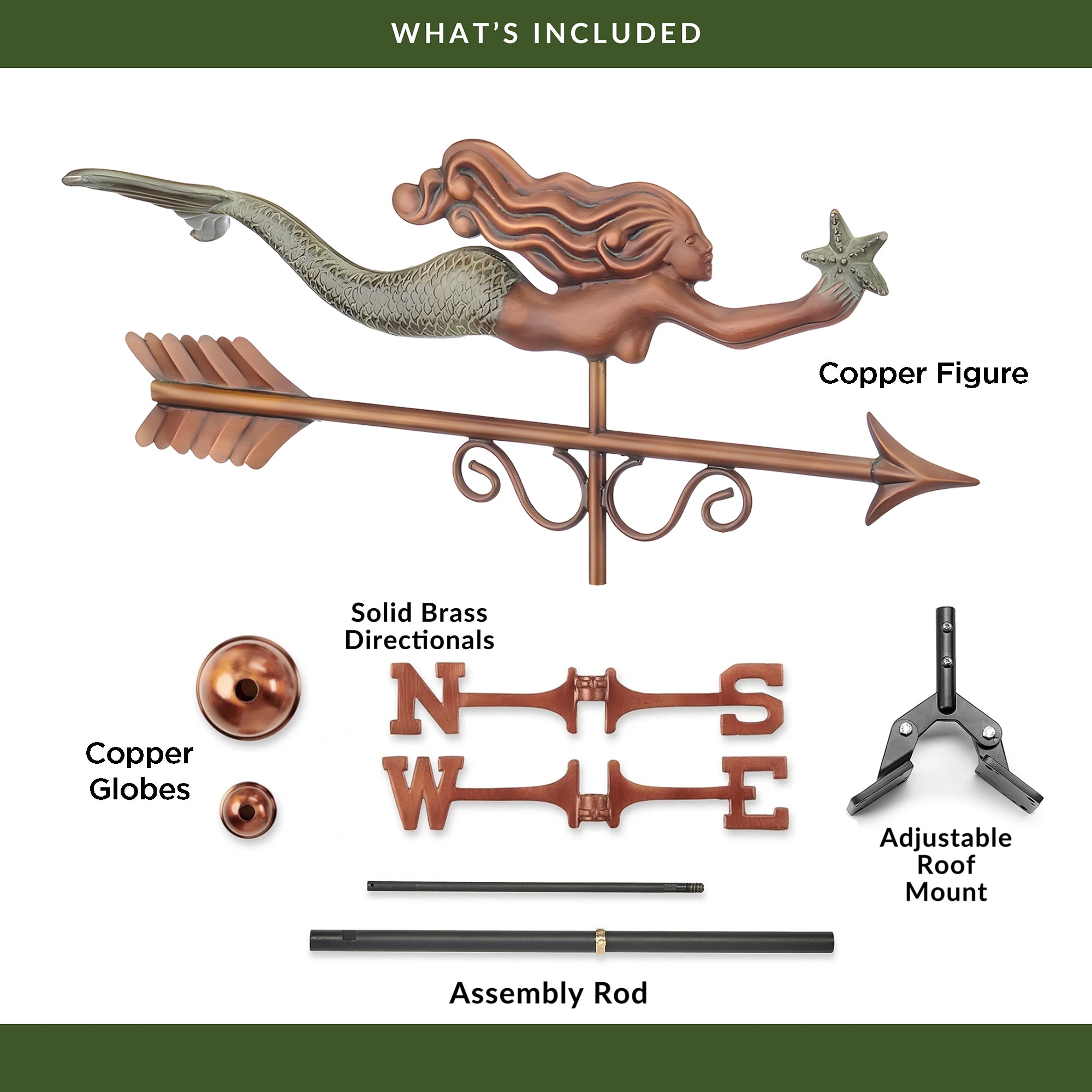 Little Mermaid Weathervane - Evira