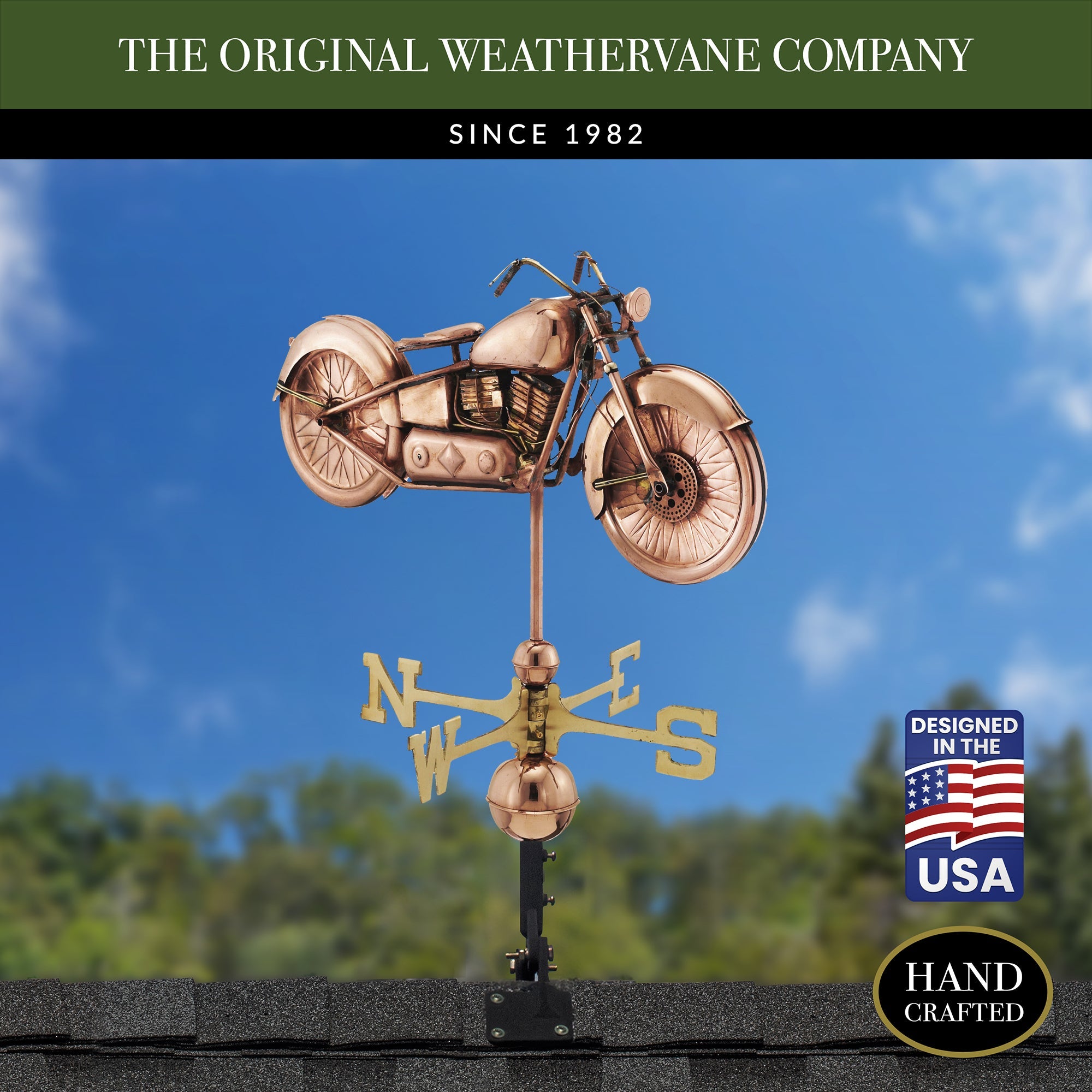 Motorcycle Weathervane - Evira