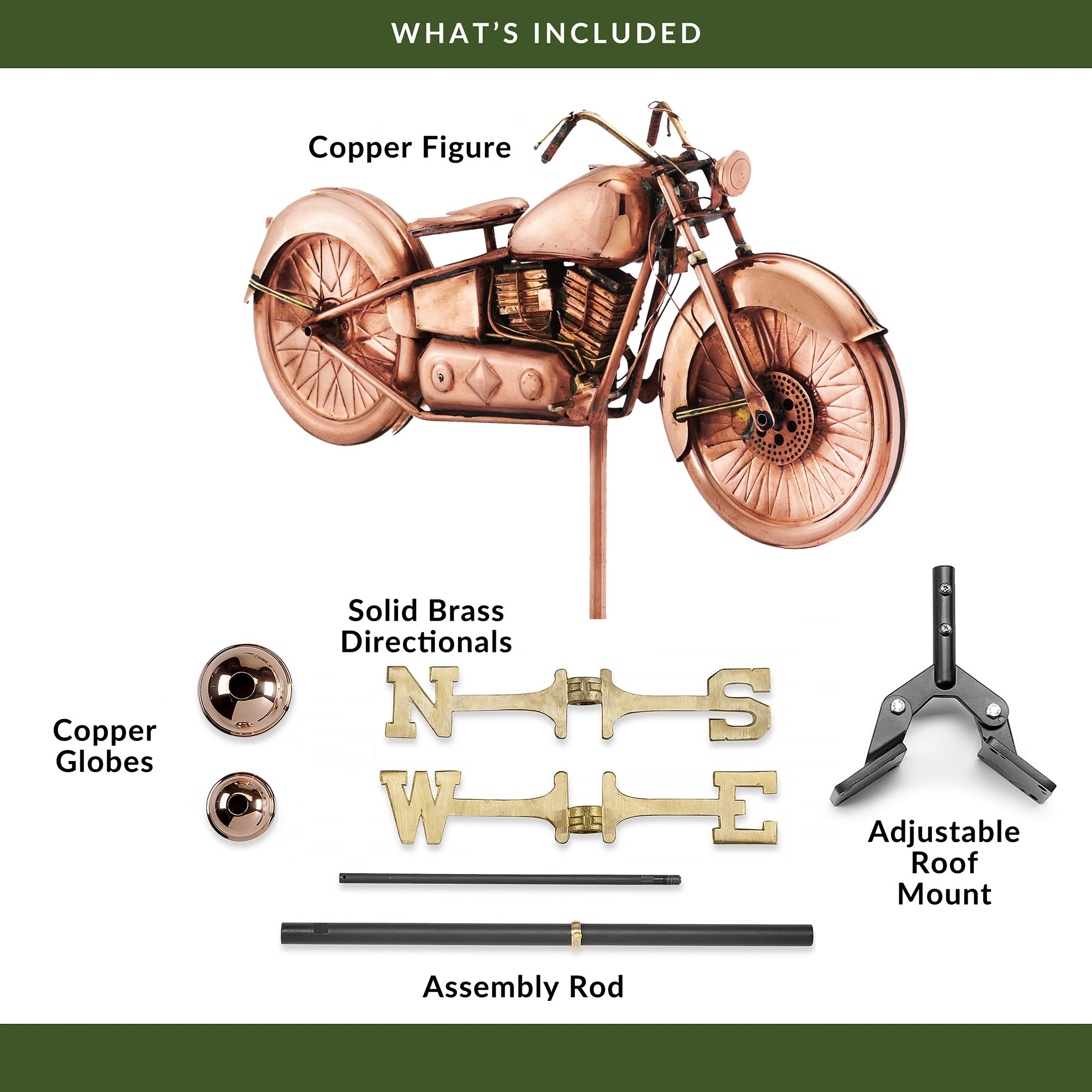 Motorcycle Weathervane - Evira