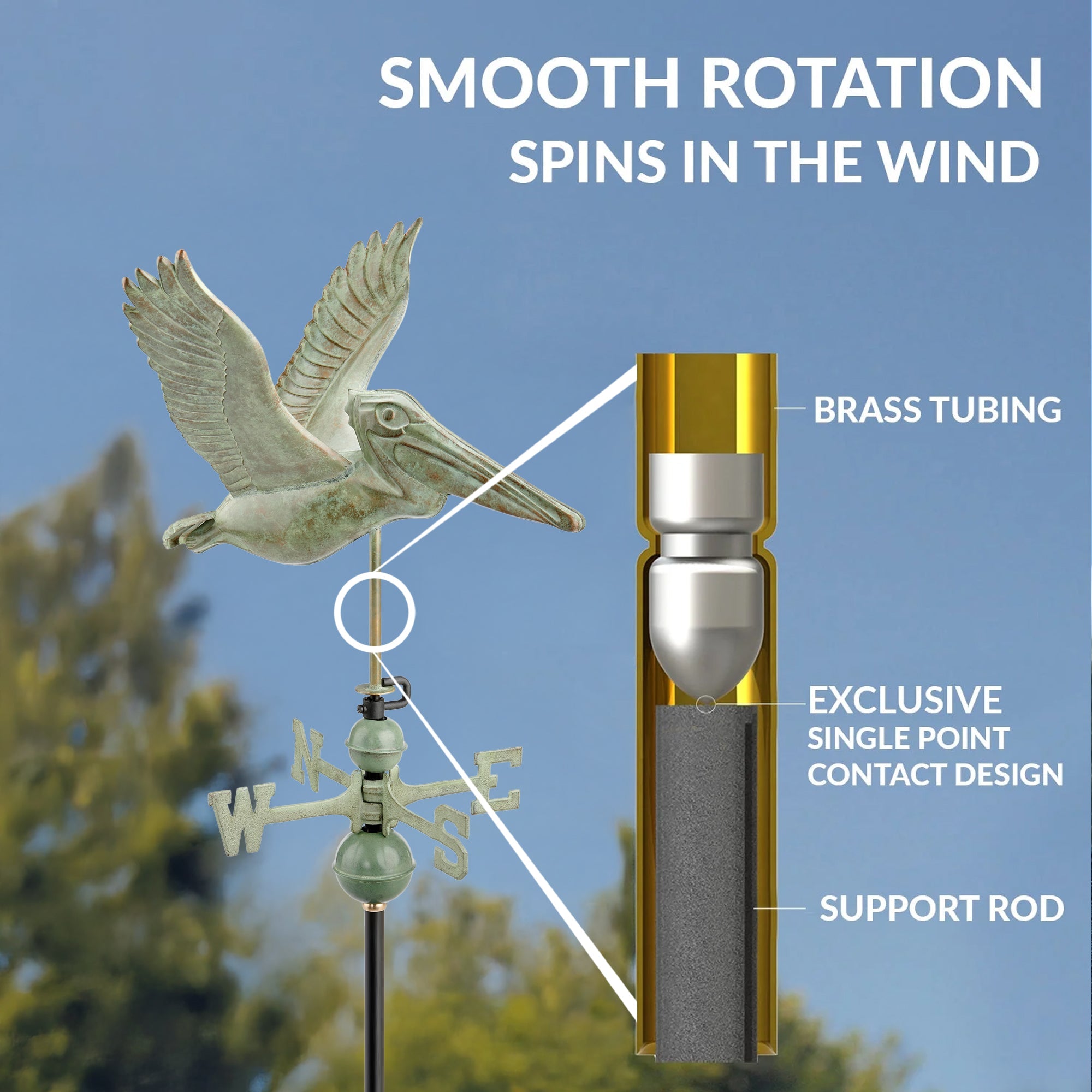 Pelican Weathervane - Evira