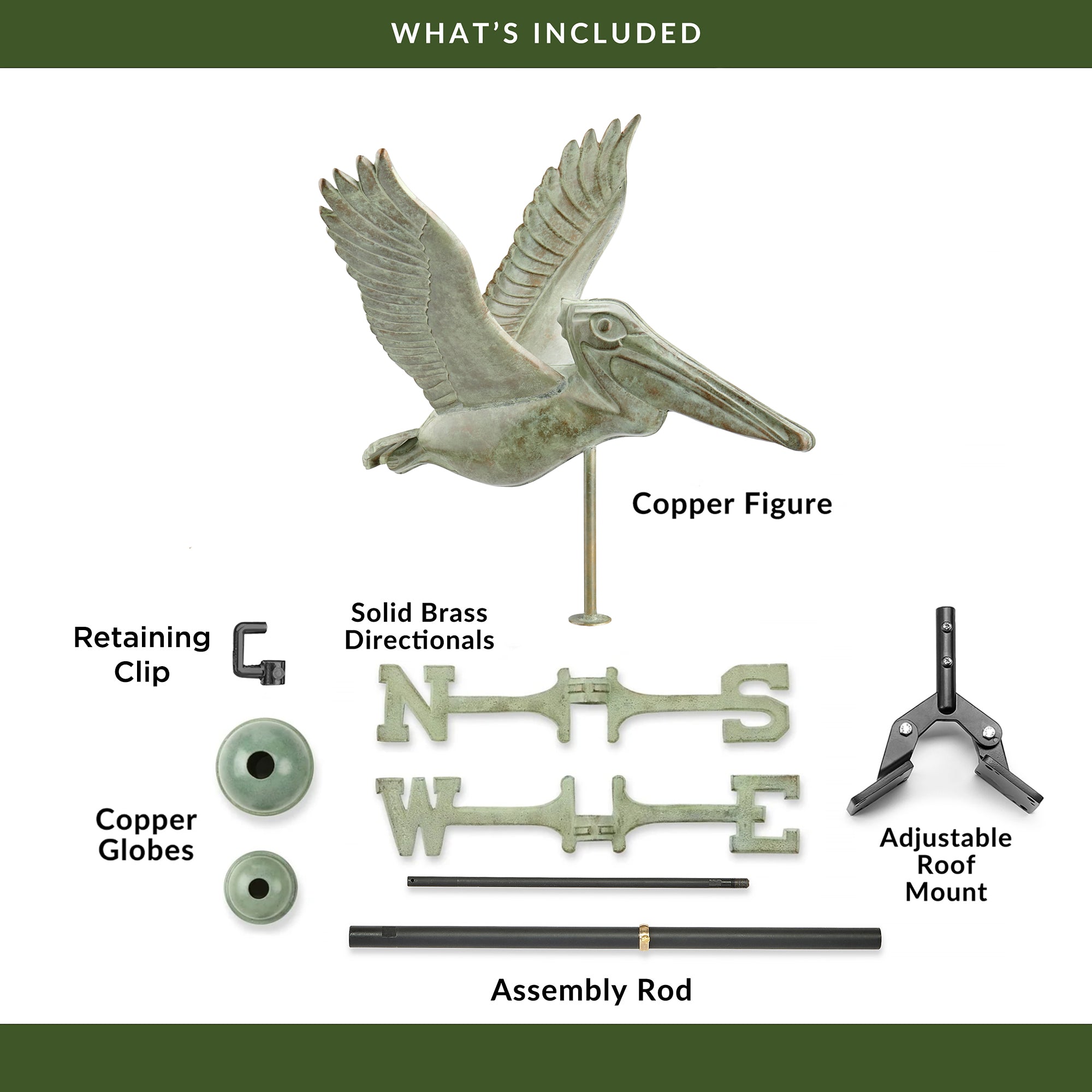 Pelican Weathervane - Evira