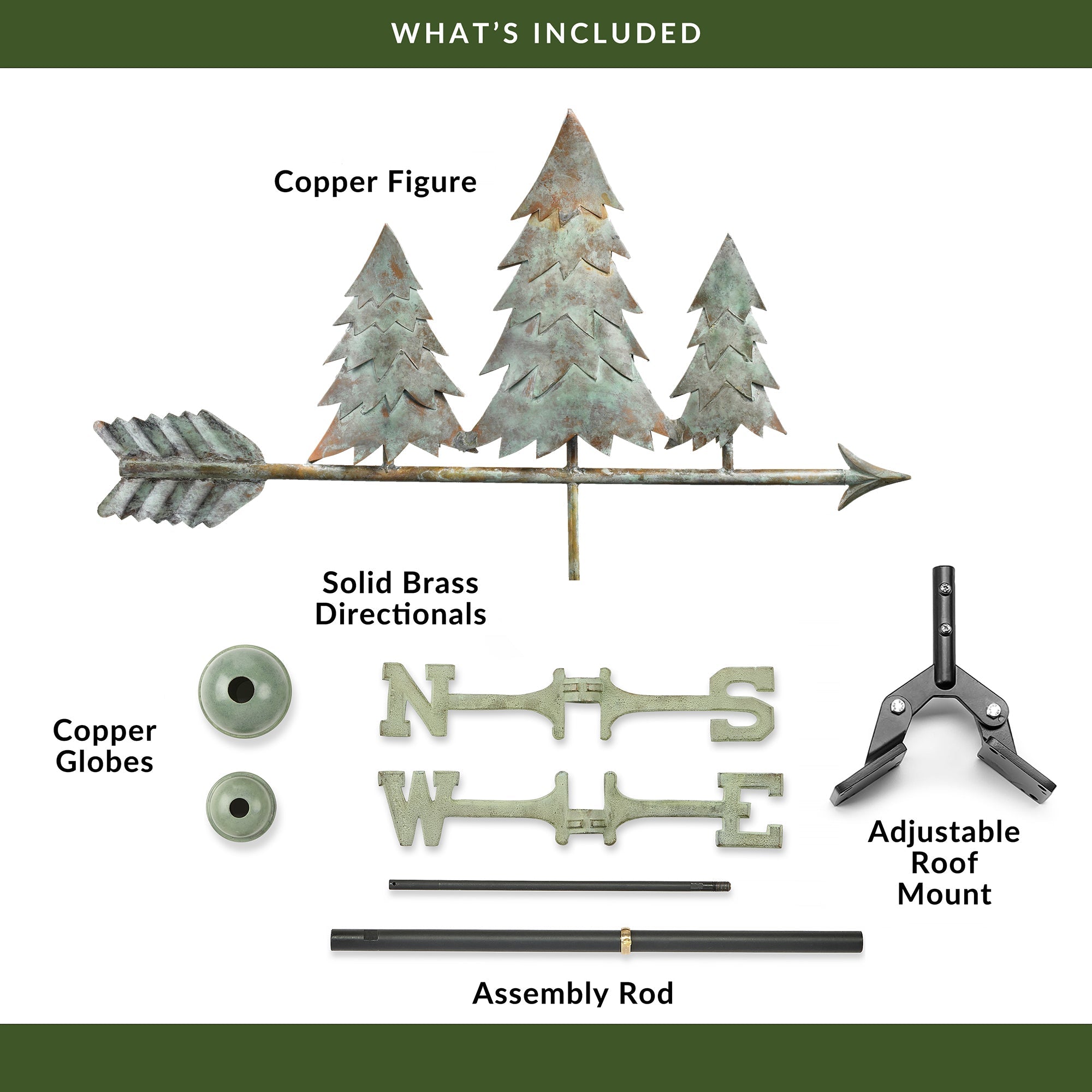 Pine Trees Weathervane - Evira