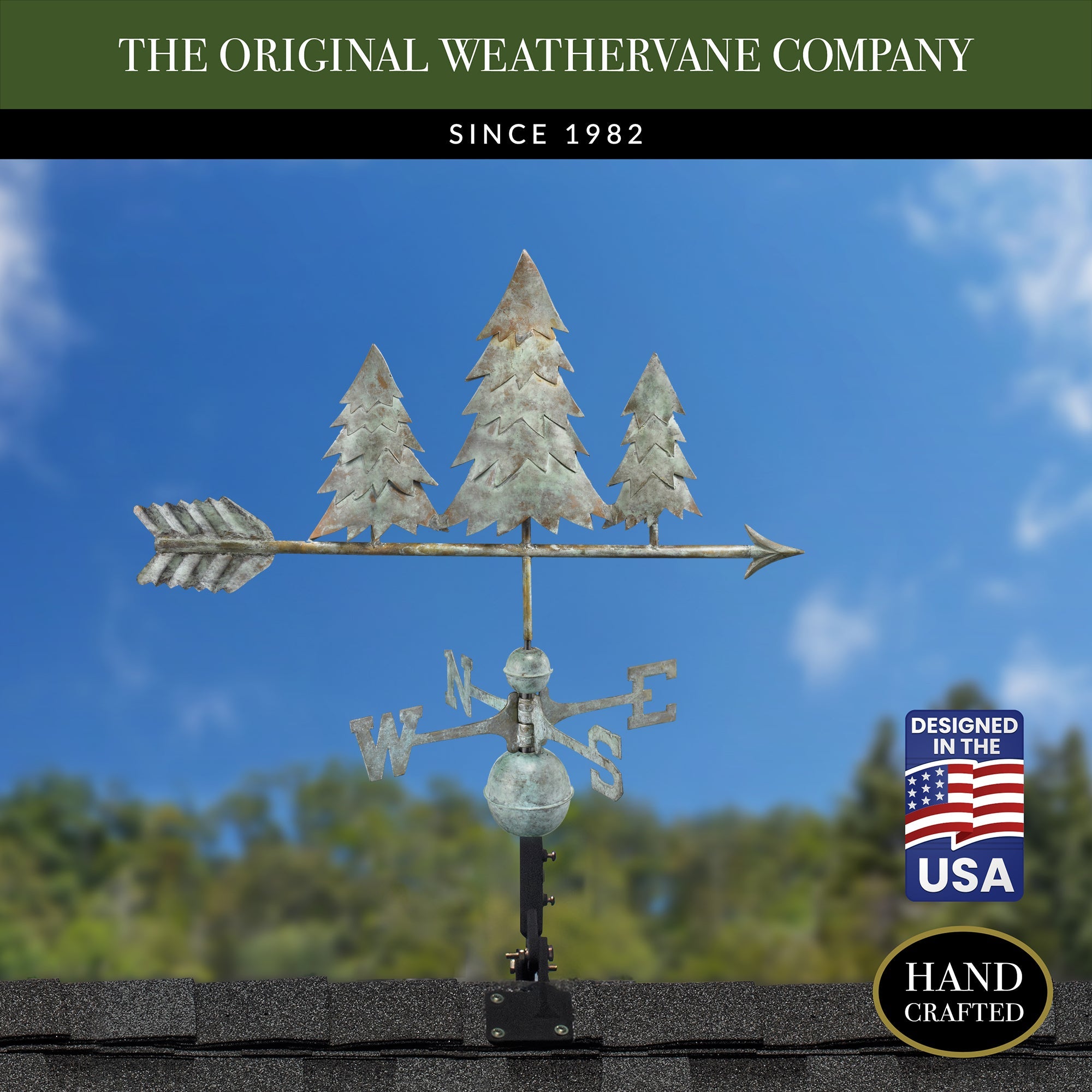 Pine Trees Weathervane - Evira