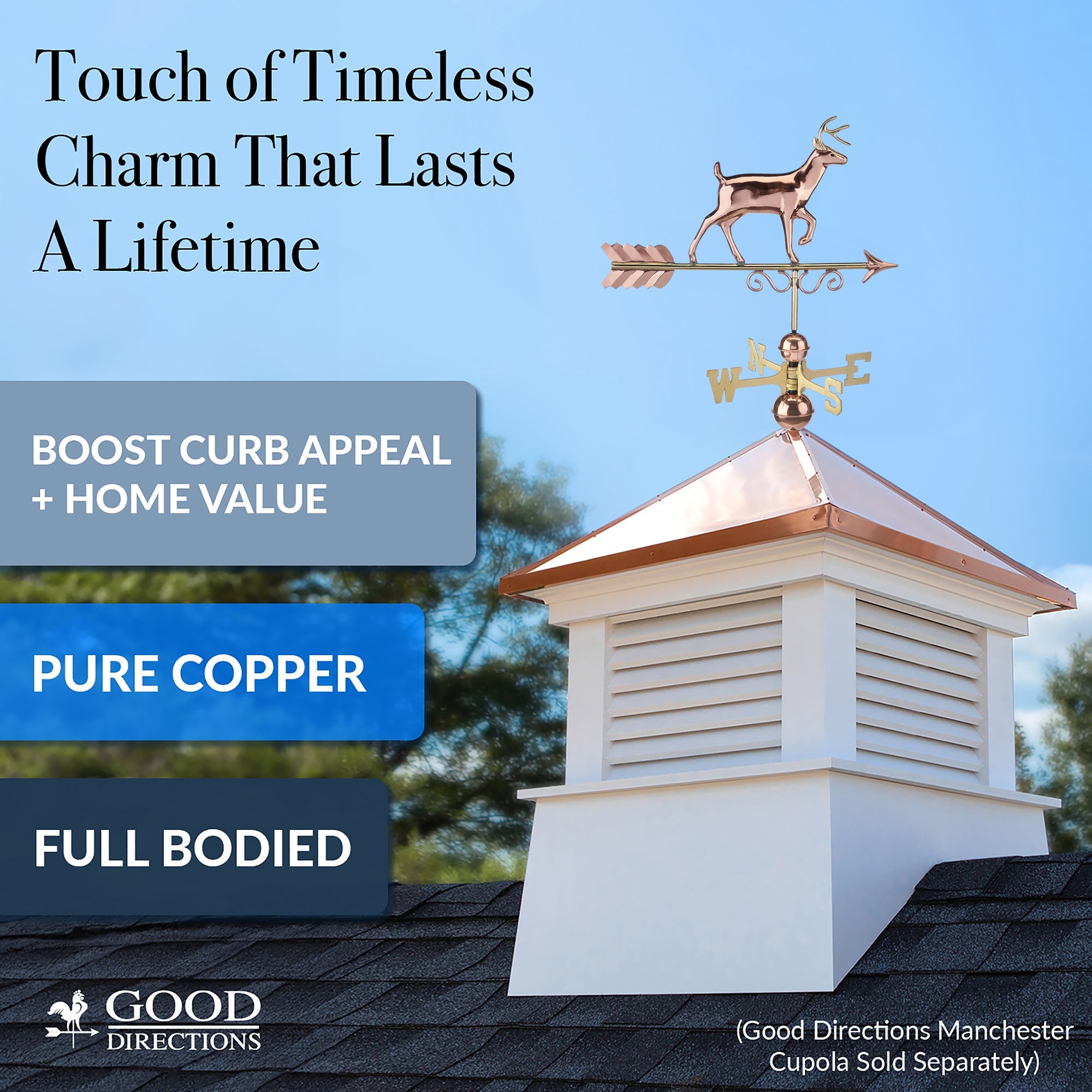 Proud Buck Weathervane - Evira