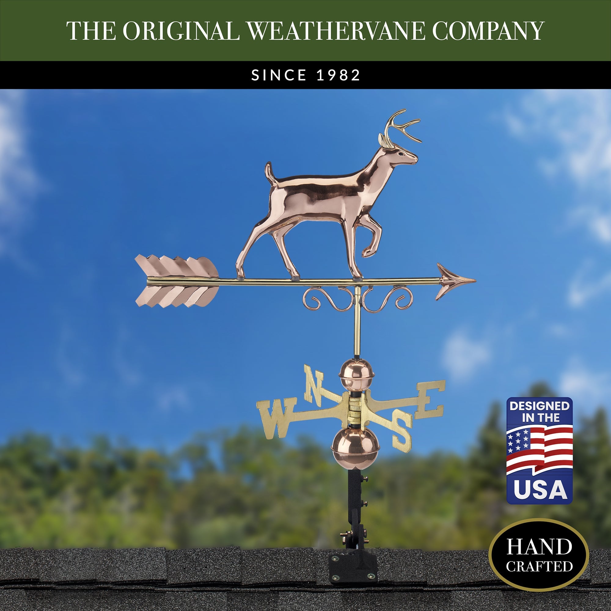 Proud Buck Weathervane - Evira