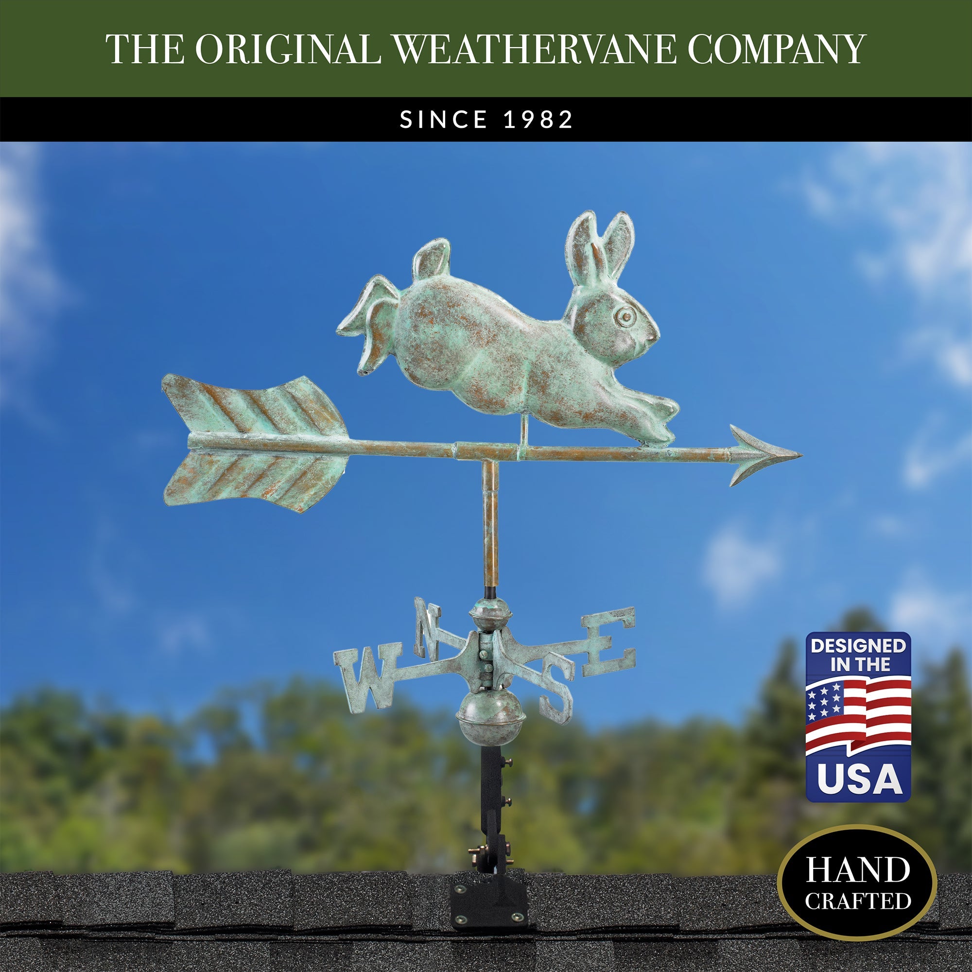 Rabbit Cottage Weathervane - Evira