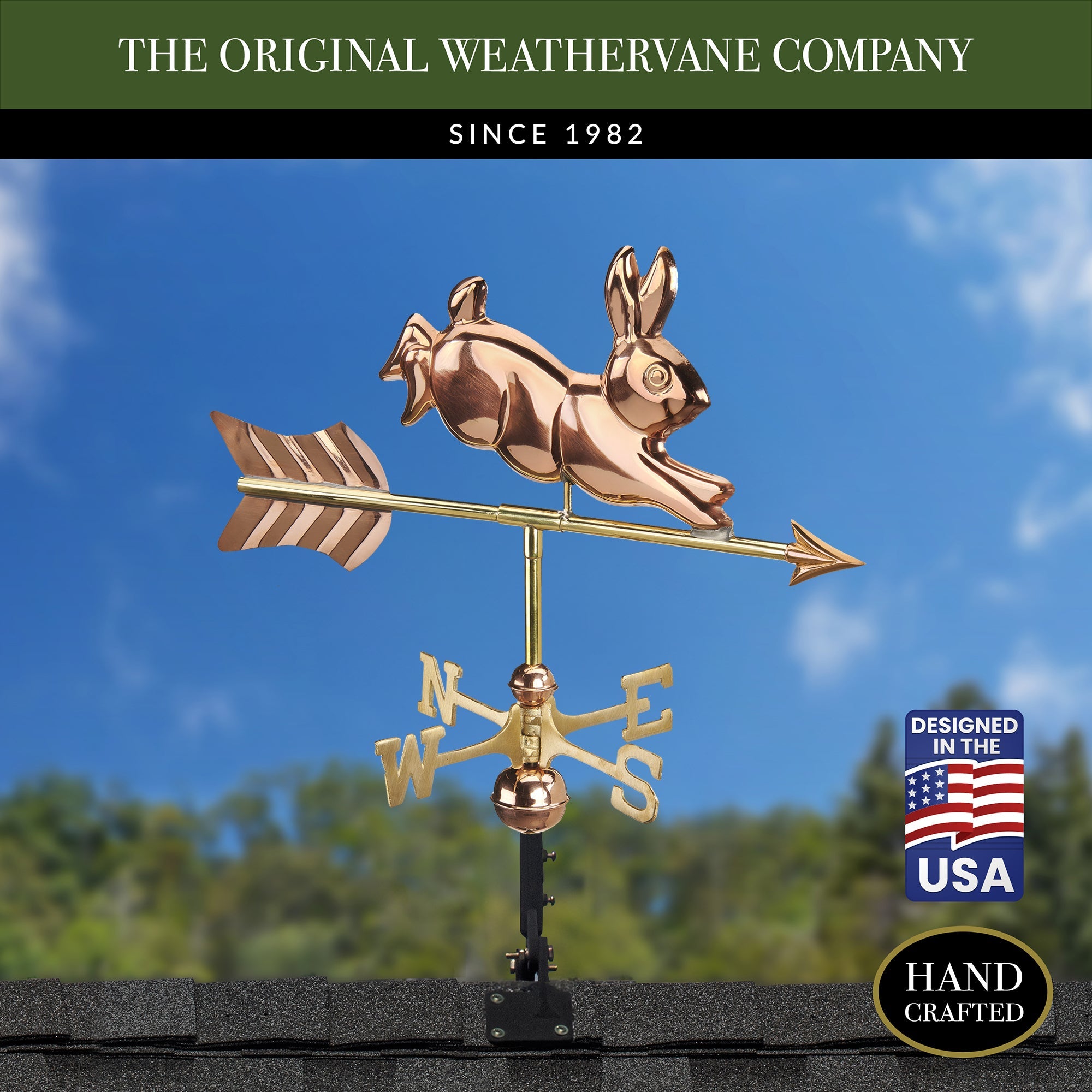 Rabbit Cottage Weathervane - Evira