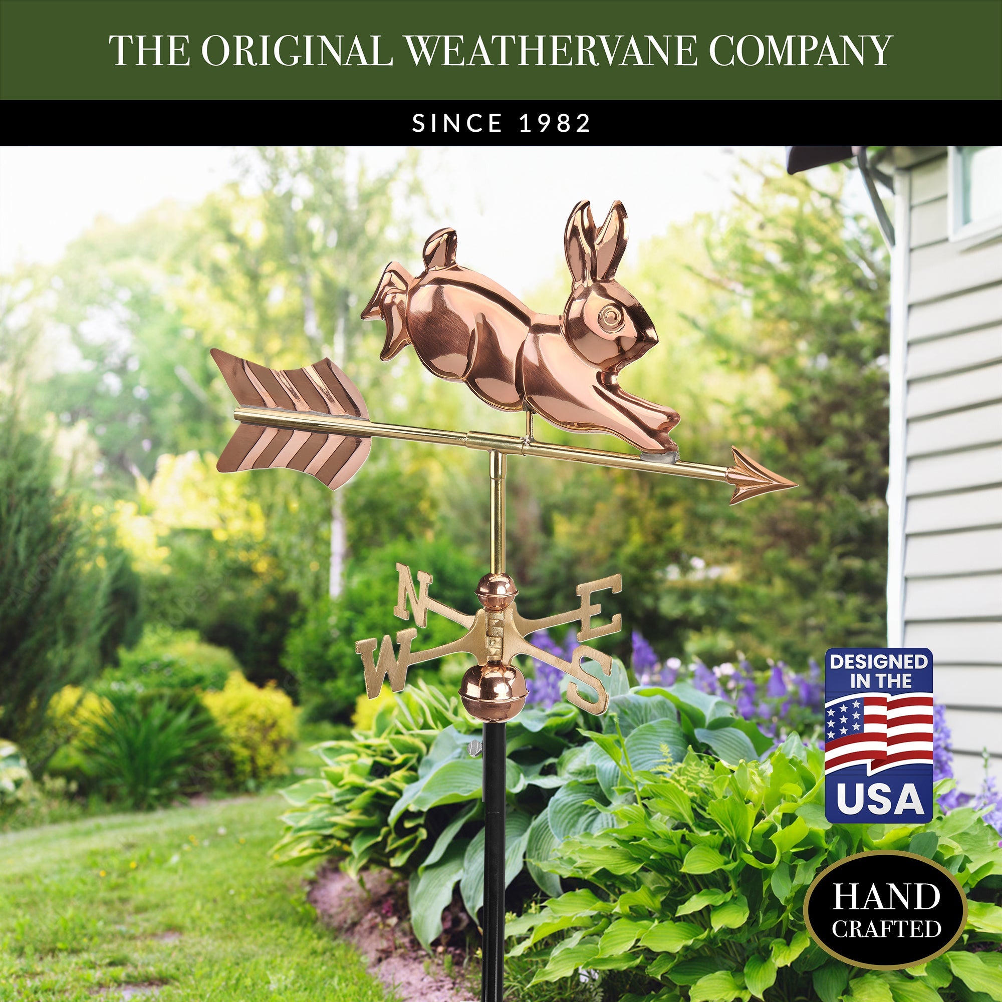 Rabbit Garden Weathervane - Evira