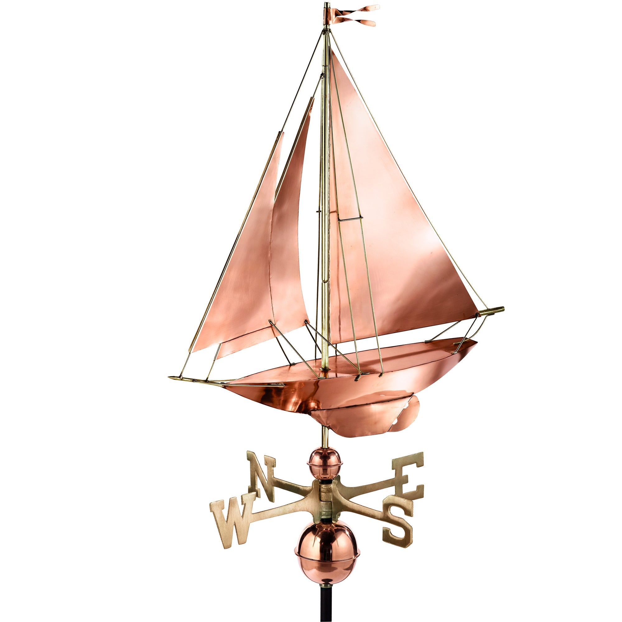 Racing Sloop Weathervane - Evira