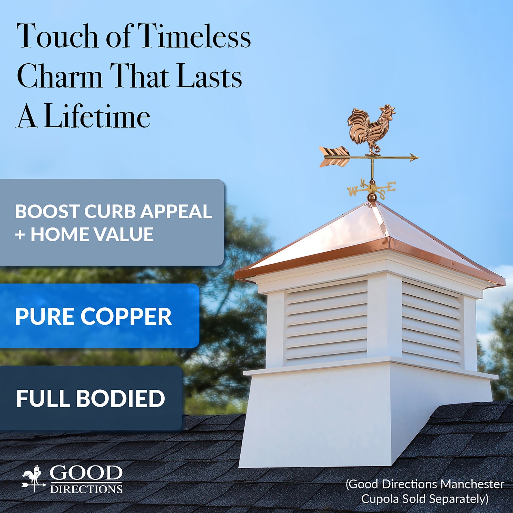 Rooster Cottage Weathervane - Evira
