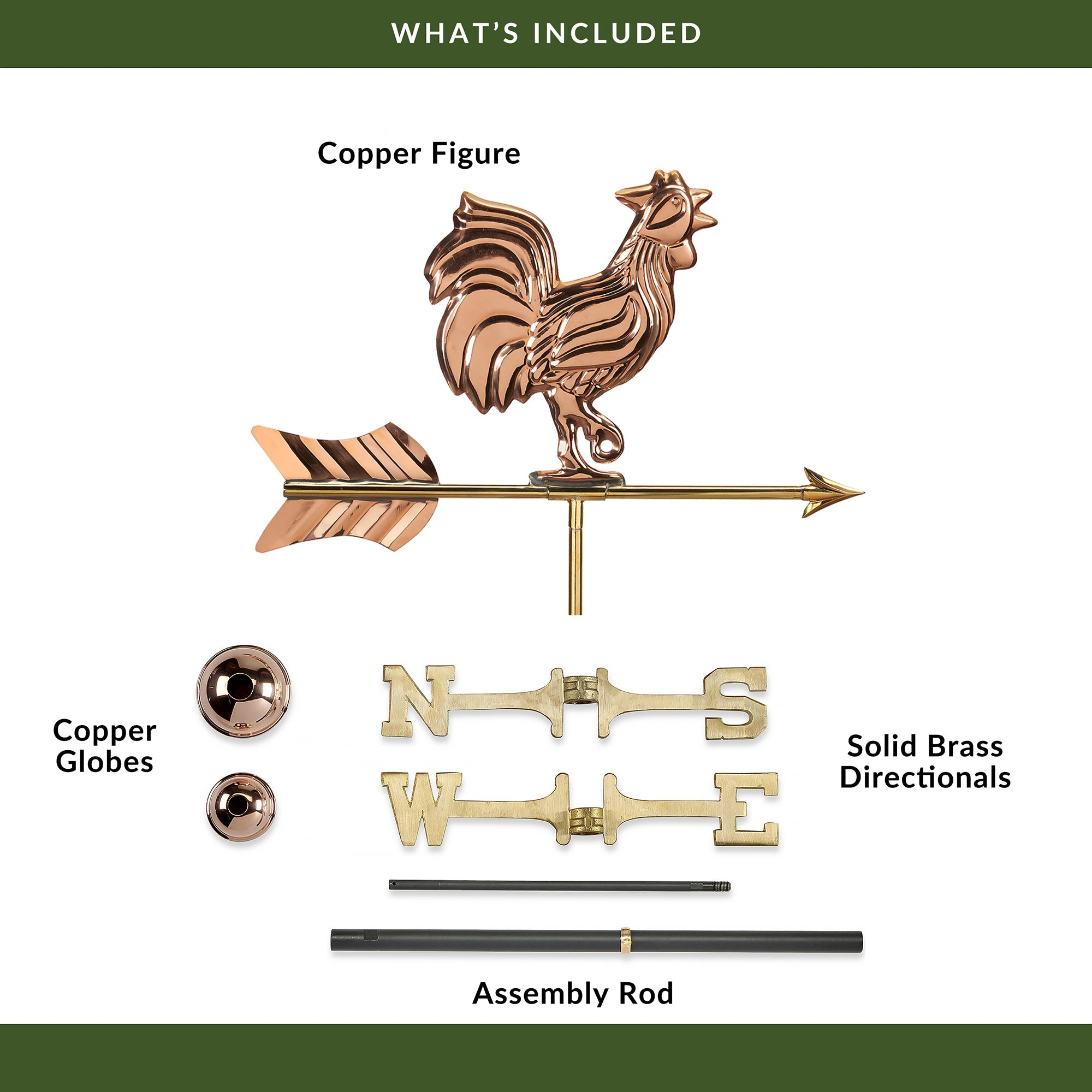 Rooster Cottage Weathervane - Evira