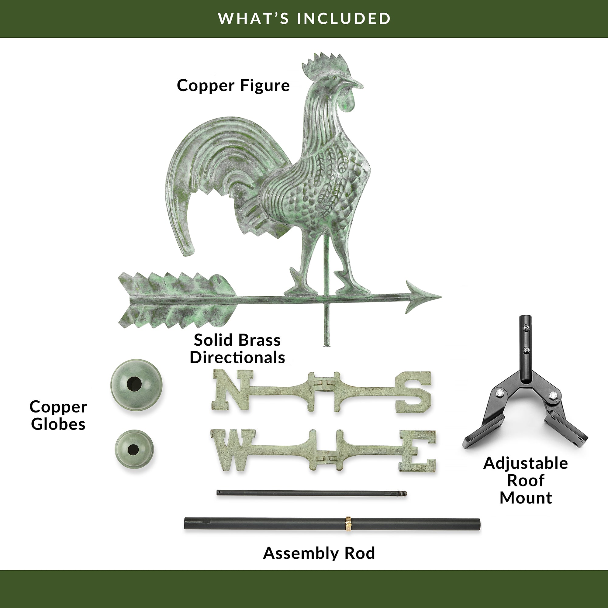 Rooster Weathervane - Evira