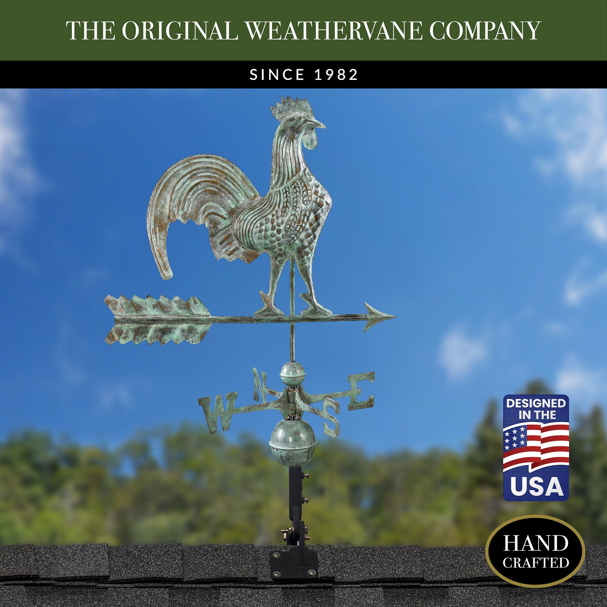 Rooster Weathervane - Evira