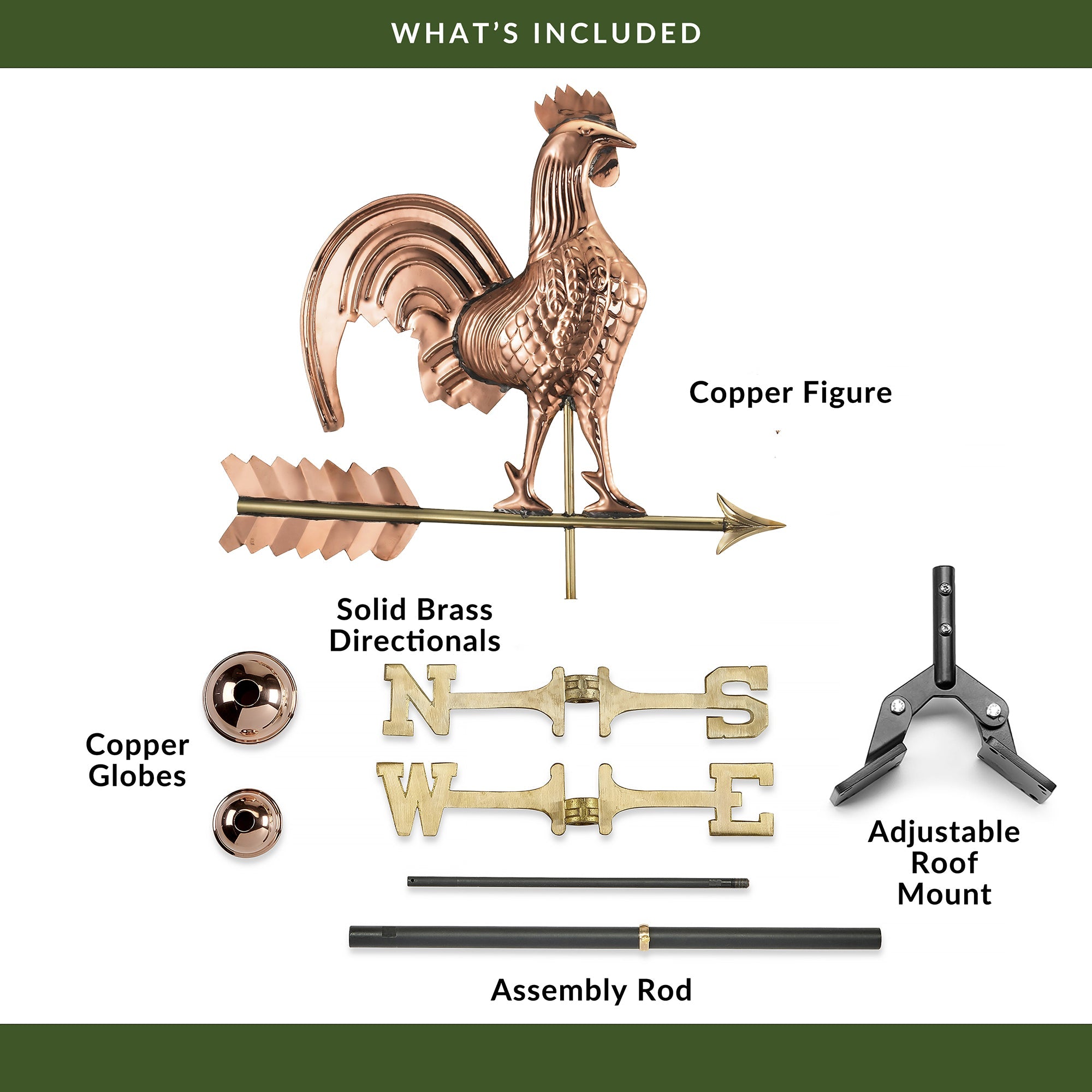 Rooster Weathervane - Evira