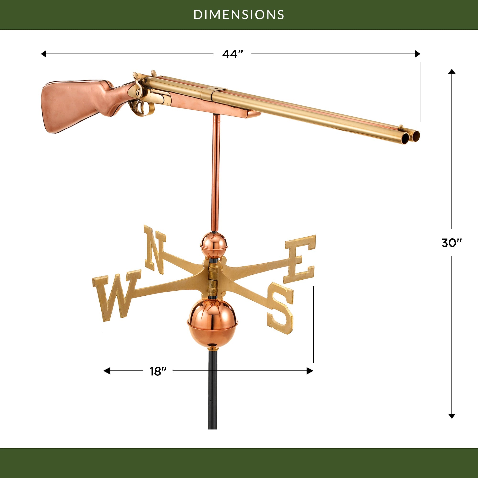 Shotgun Weathervane - Evira