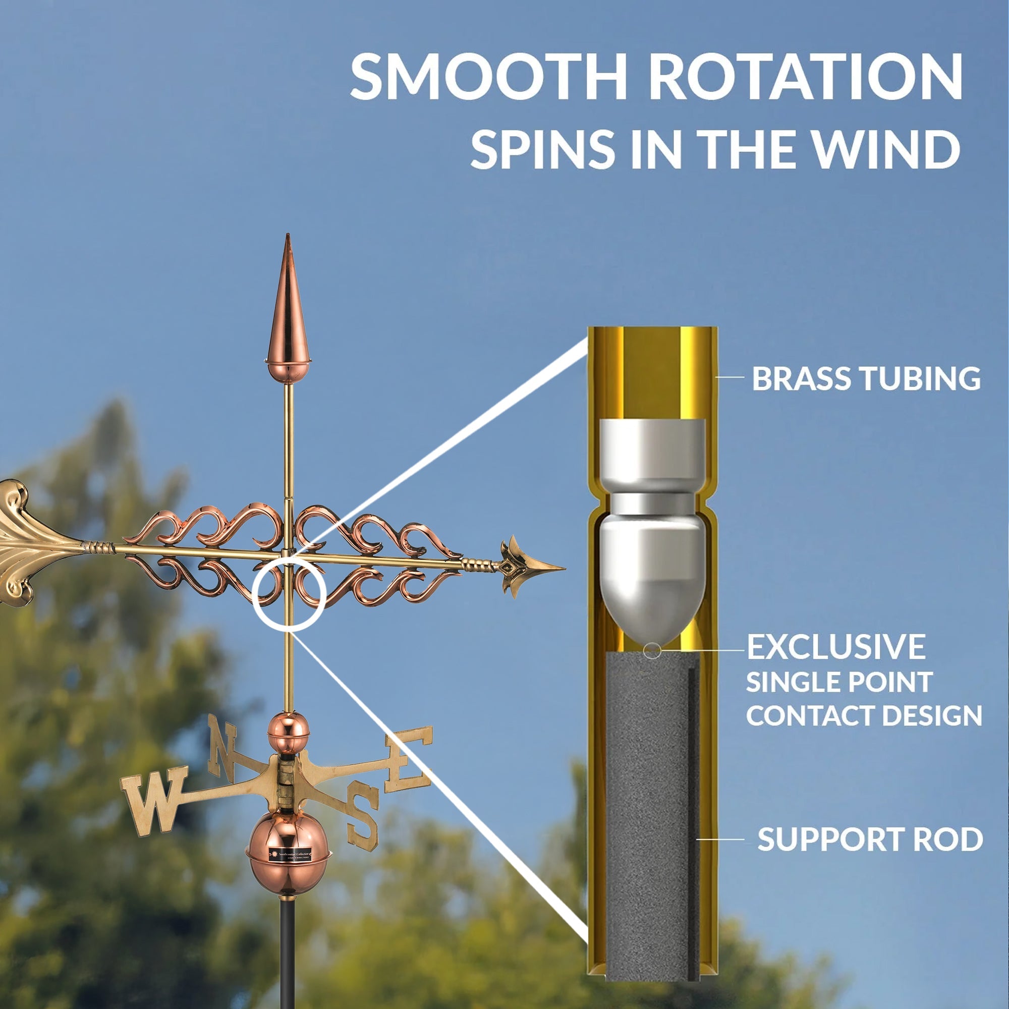 Smithsonian Arrow Weathervane - Evira