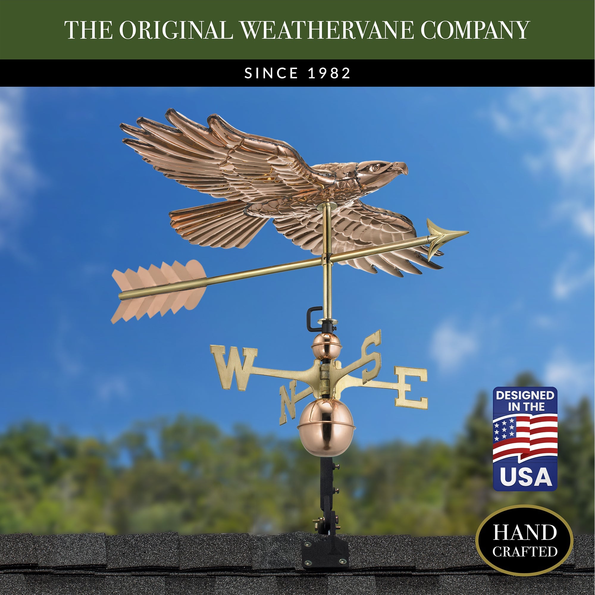 Soaring Hawk Weathervane - Evira