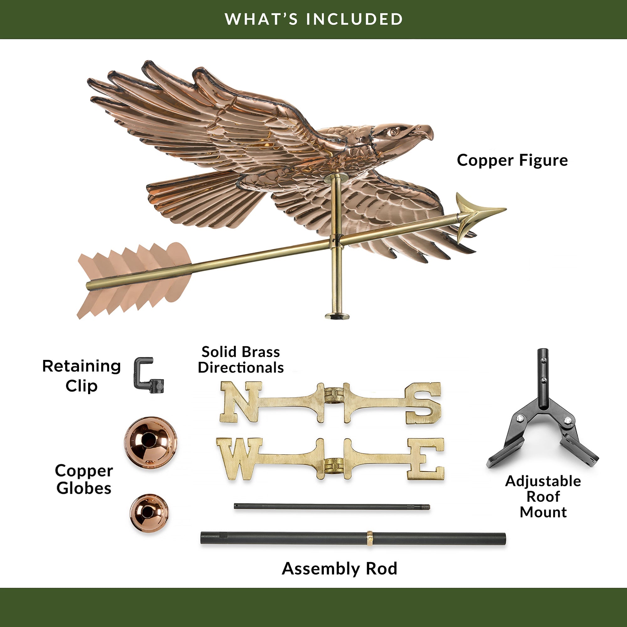 Soaring Hawk Weathervane - Evira