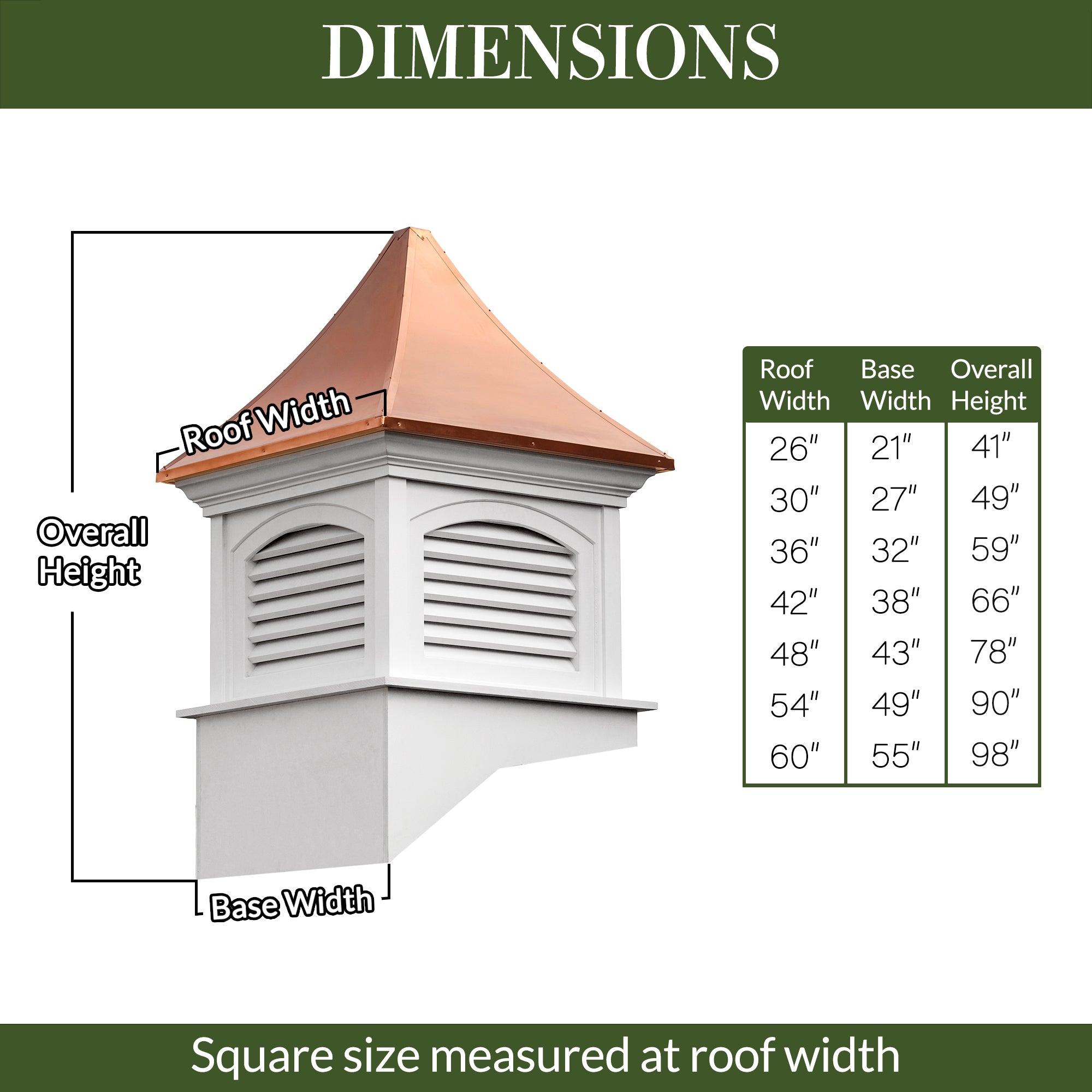 Southington Vinyl Cupola - Evira