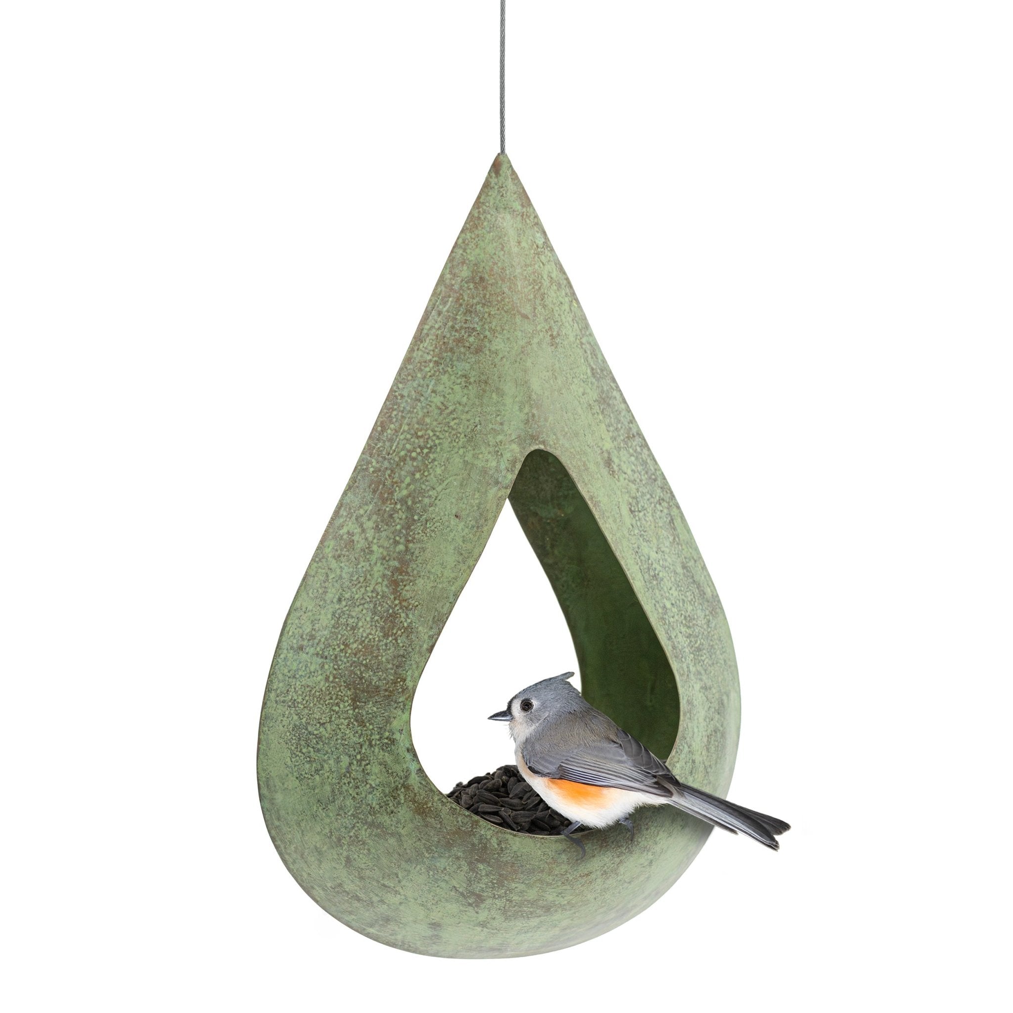 Verde Rain Drop Fly - Thru Copper Bird Feeder - Evira
