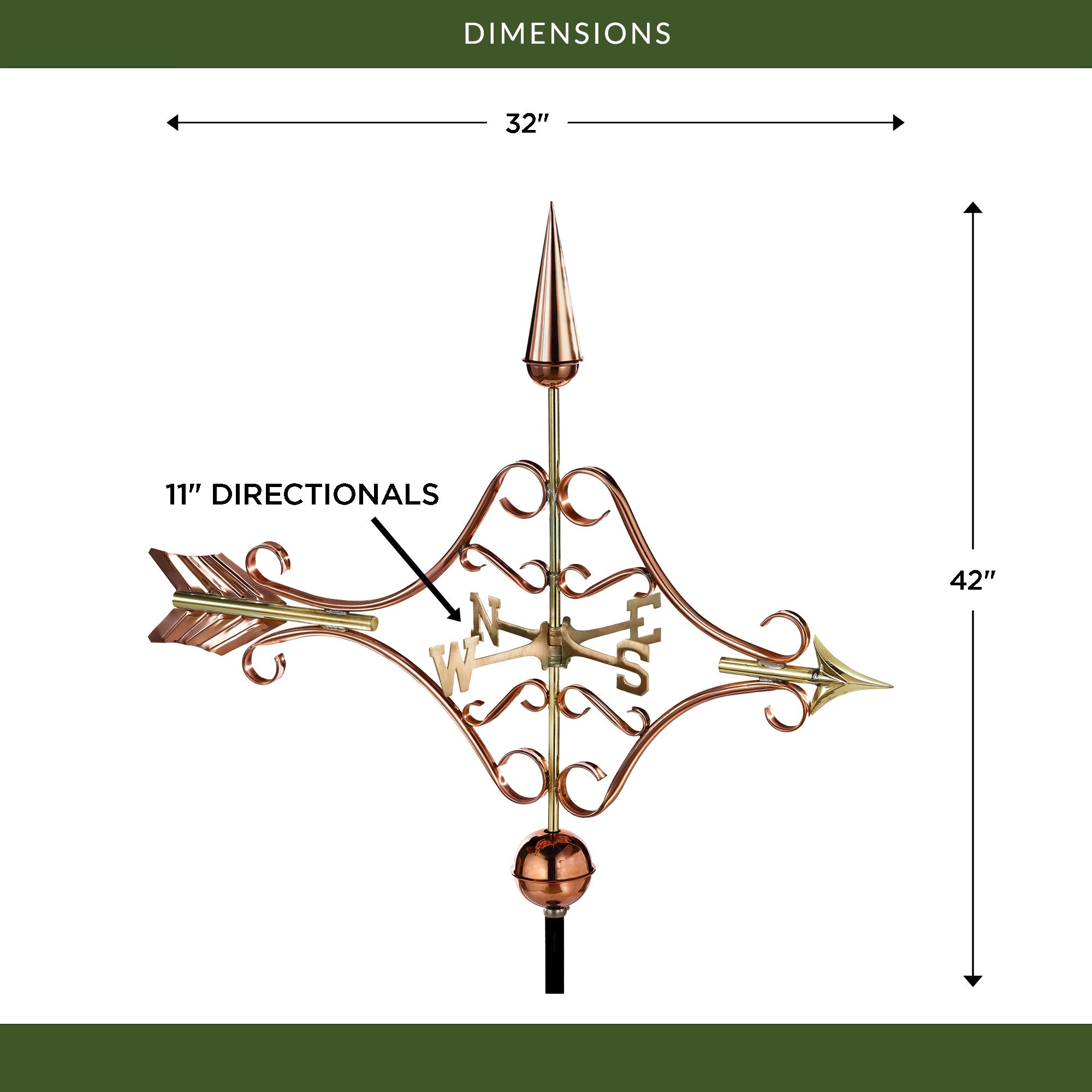 Victorian Arrow Weathervane - Evira