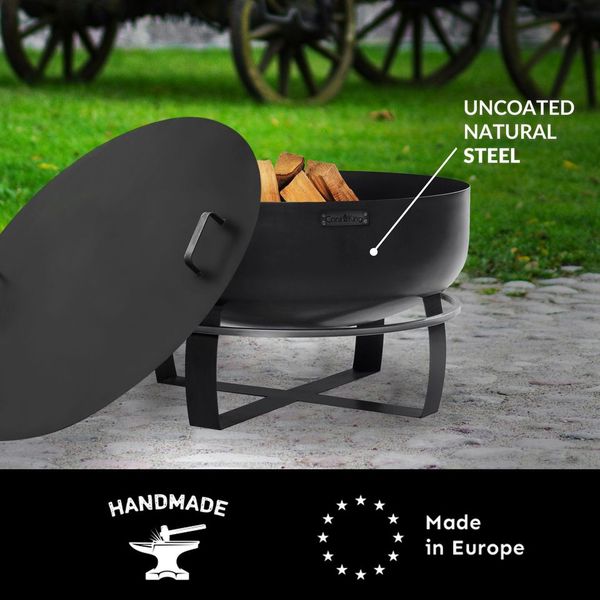 Ignition 32" XXL Fire Pit with Cover Lid - Evira