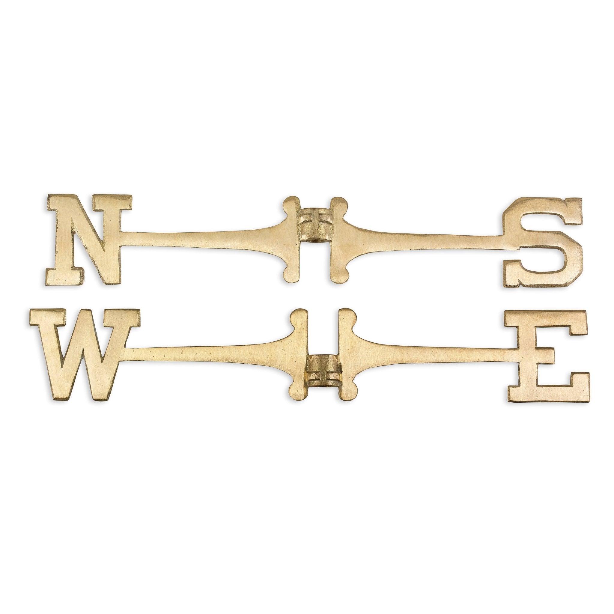 Brass Extra-Large 22" Weathervane Directionals - Evira