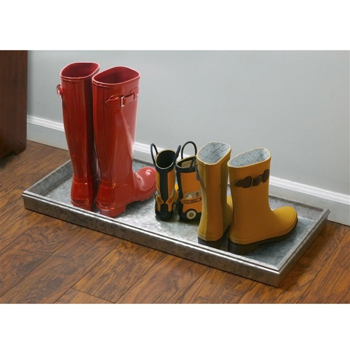 Classic Galvanized Multi-Purpose Boot Tray - Evira