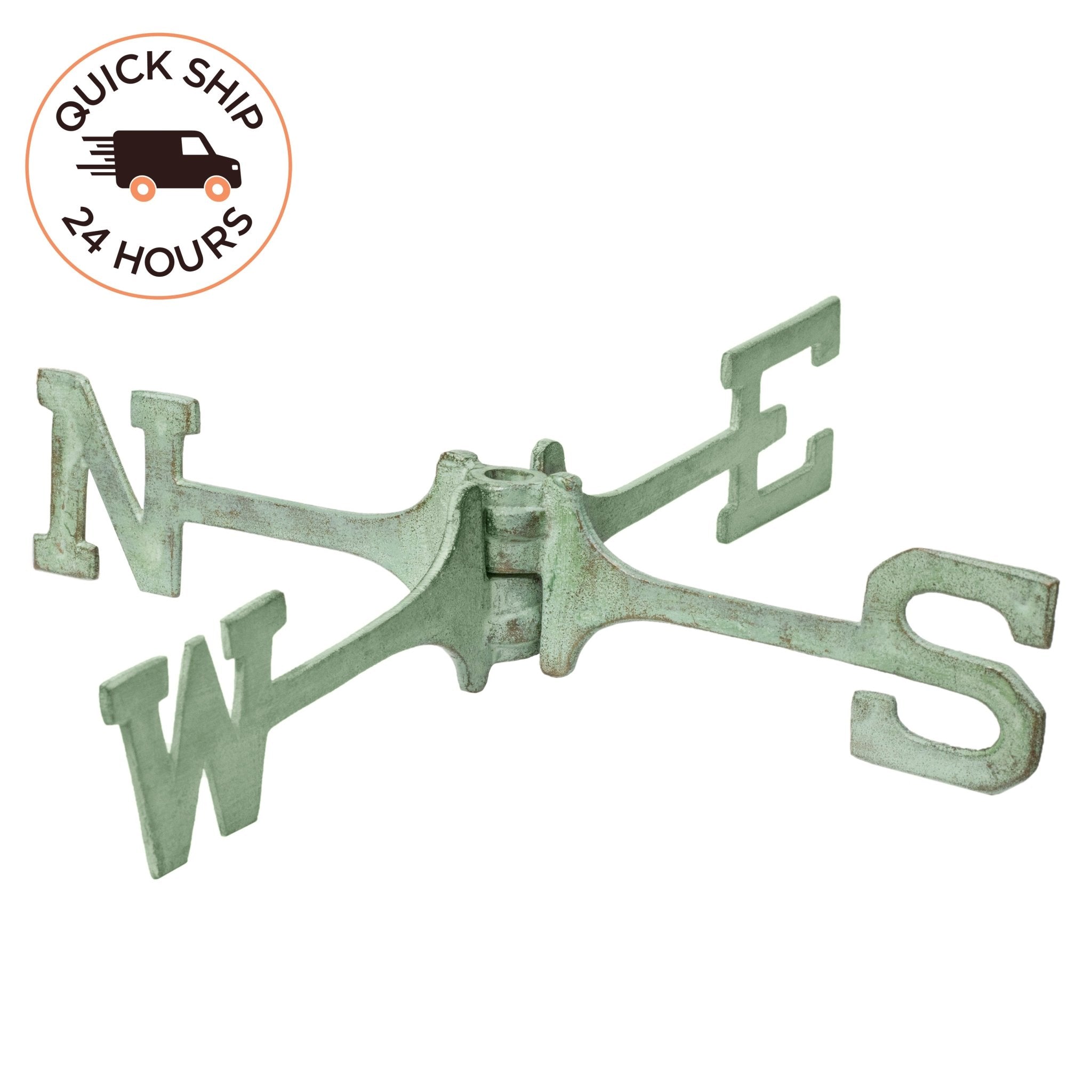 Brass 11" Weathervane Directionals - Evira