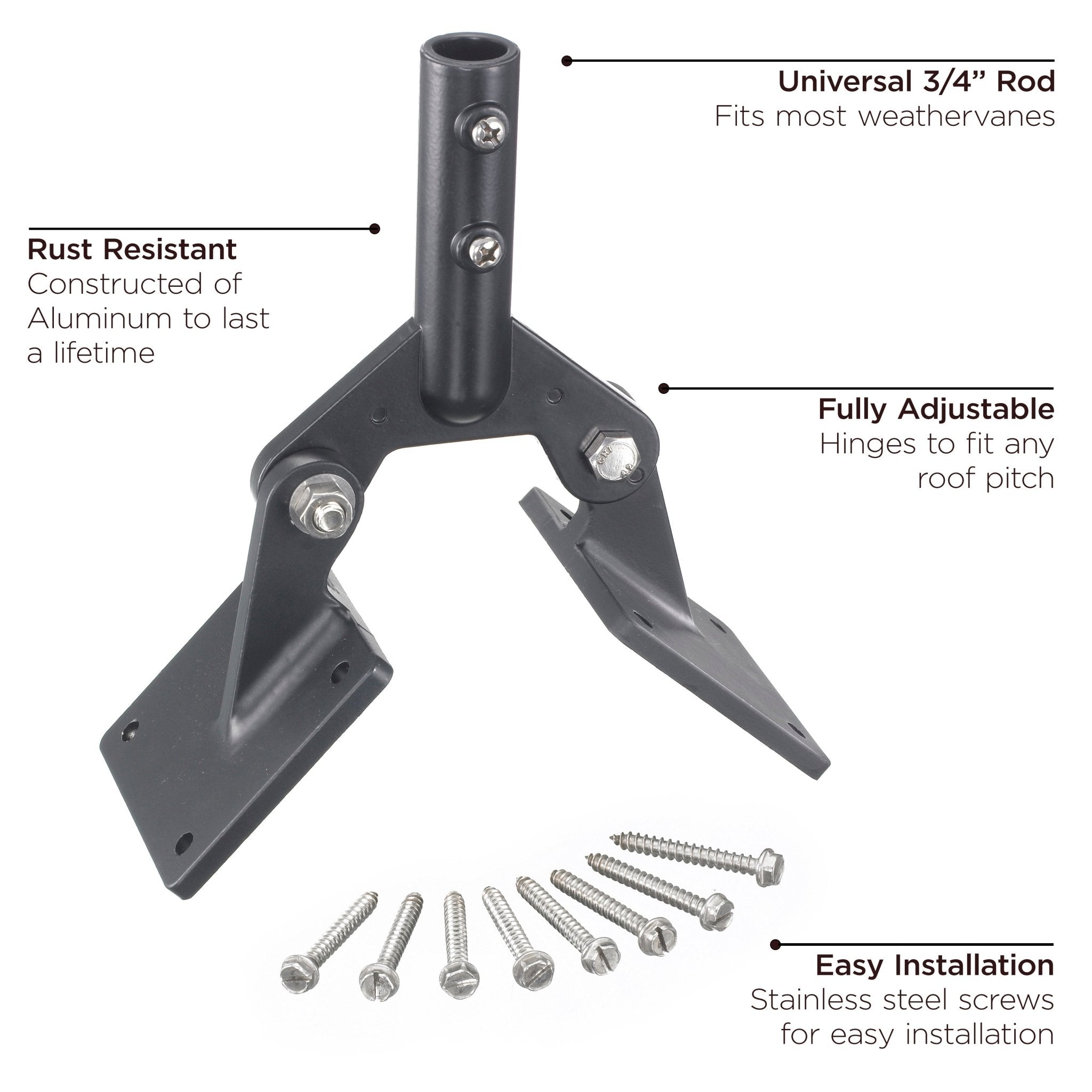 Adjustable Weathervane Roof Mount - Evira
