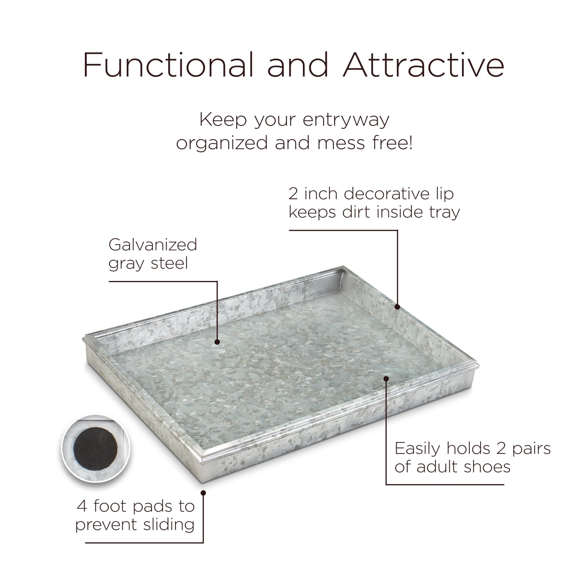 20" Classic Boot Tray - Evira