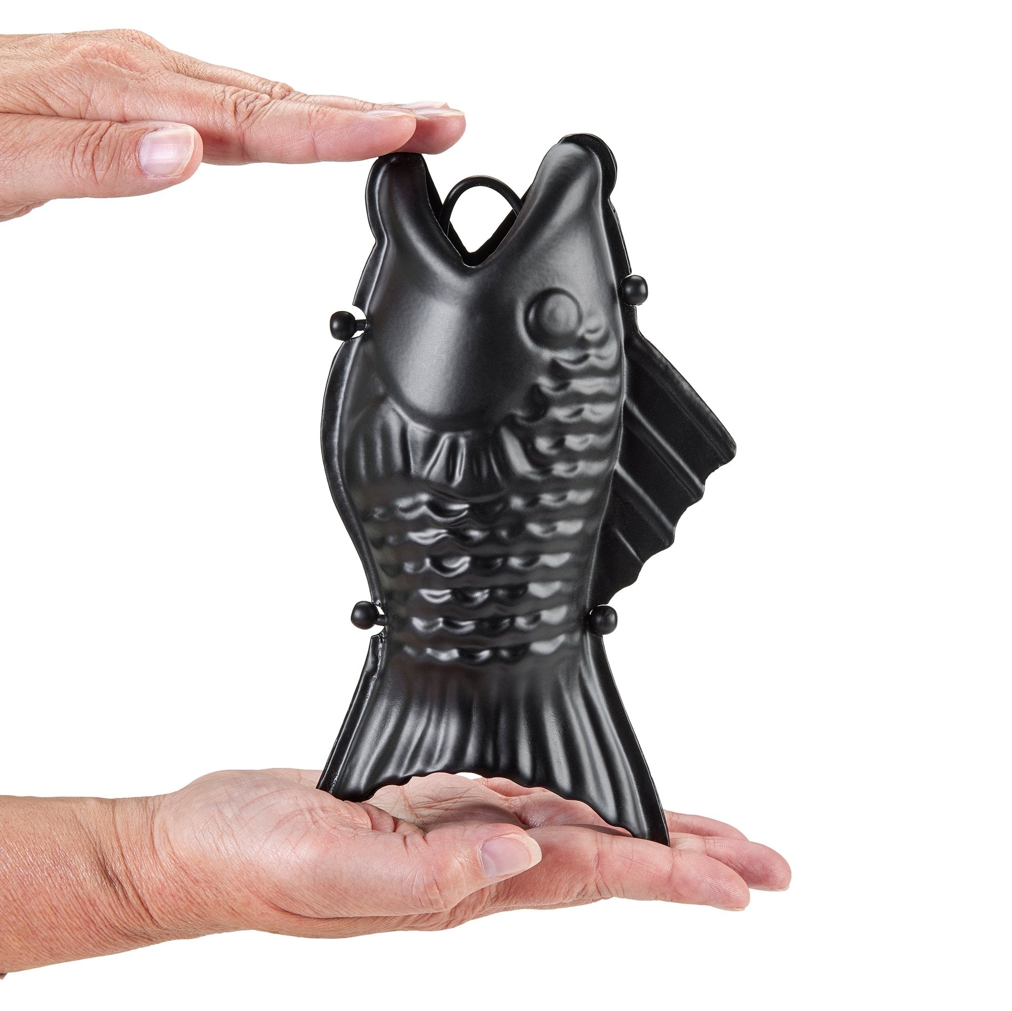 Fish Black Aluminum Rain Chain - Evira