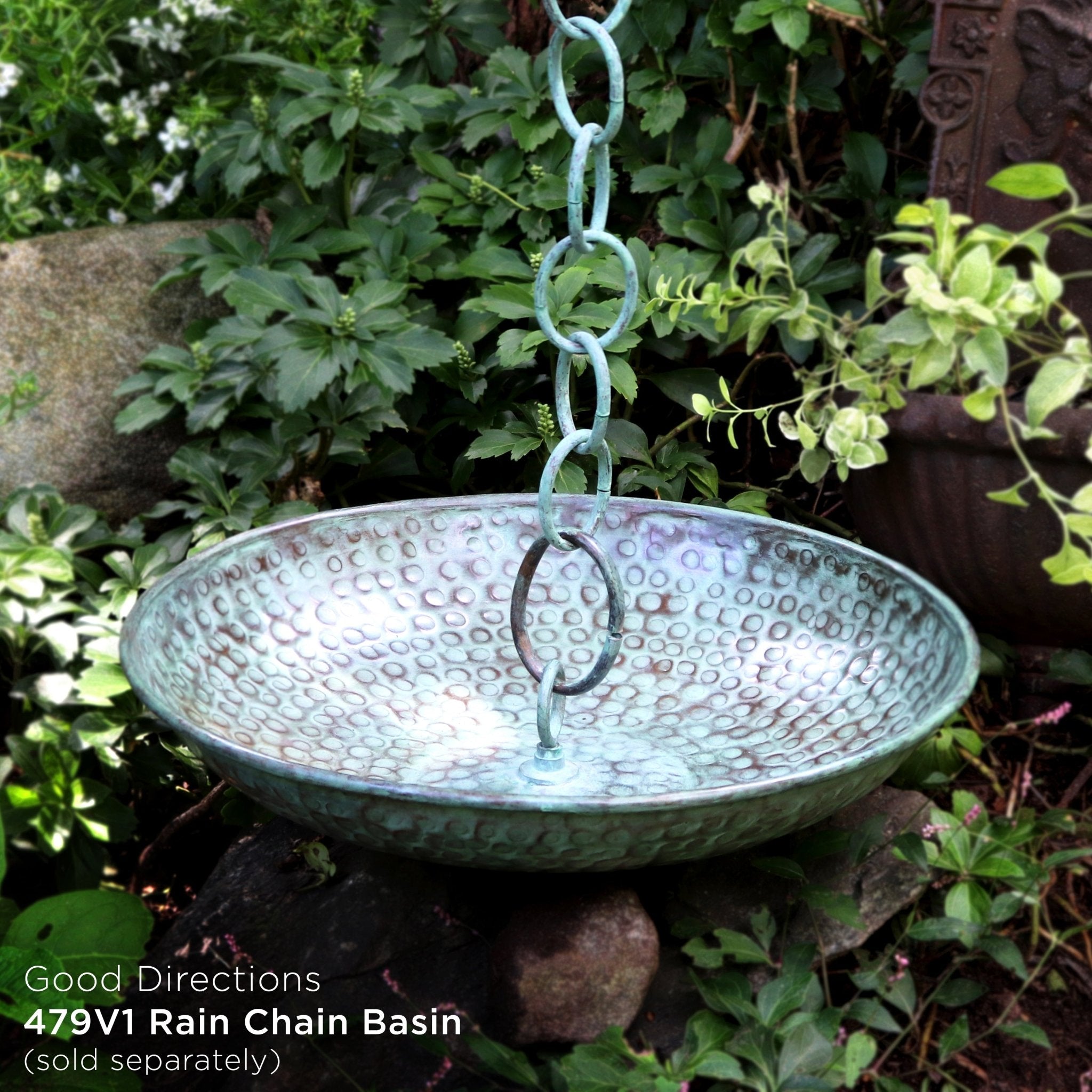 Fish Rain Chain - 8.5 ft., with 4 Large Figures - Evira
