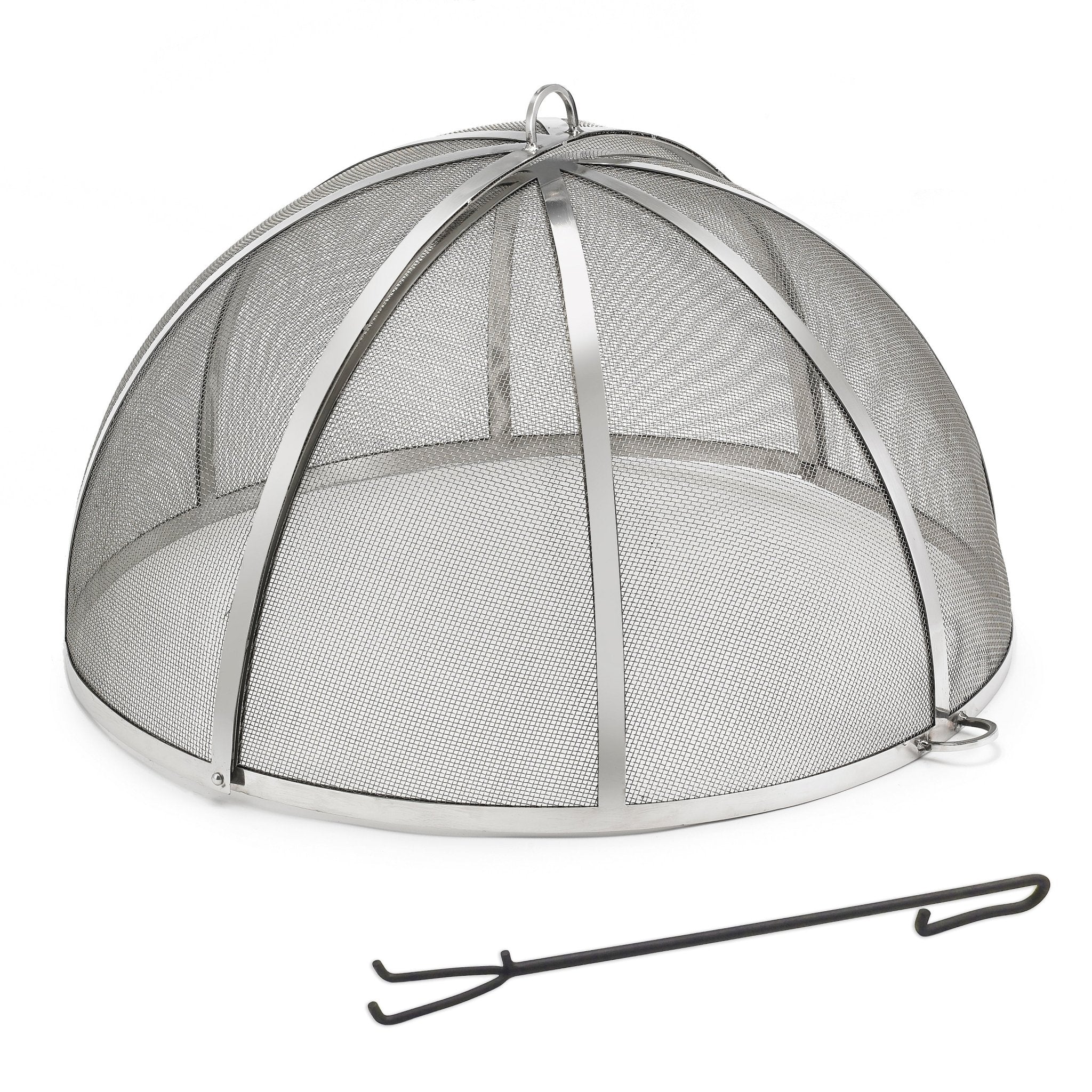 30" Large Stainless Steel Spark Screen with Lifter - Evira