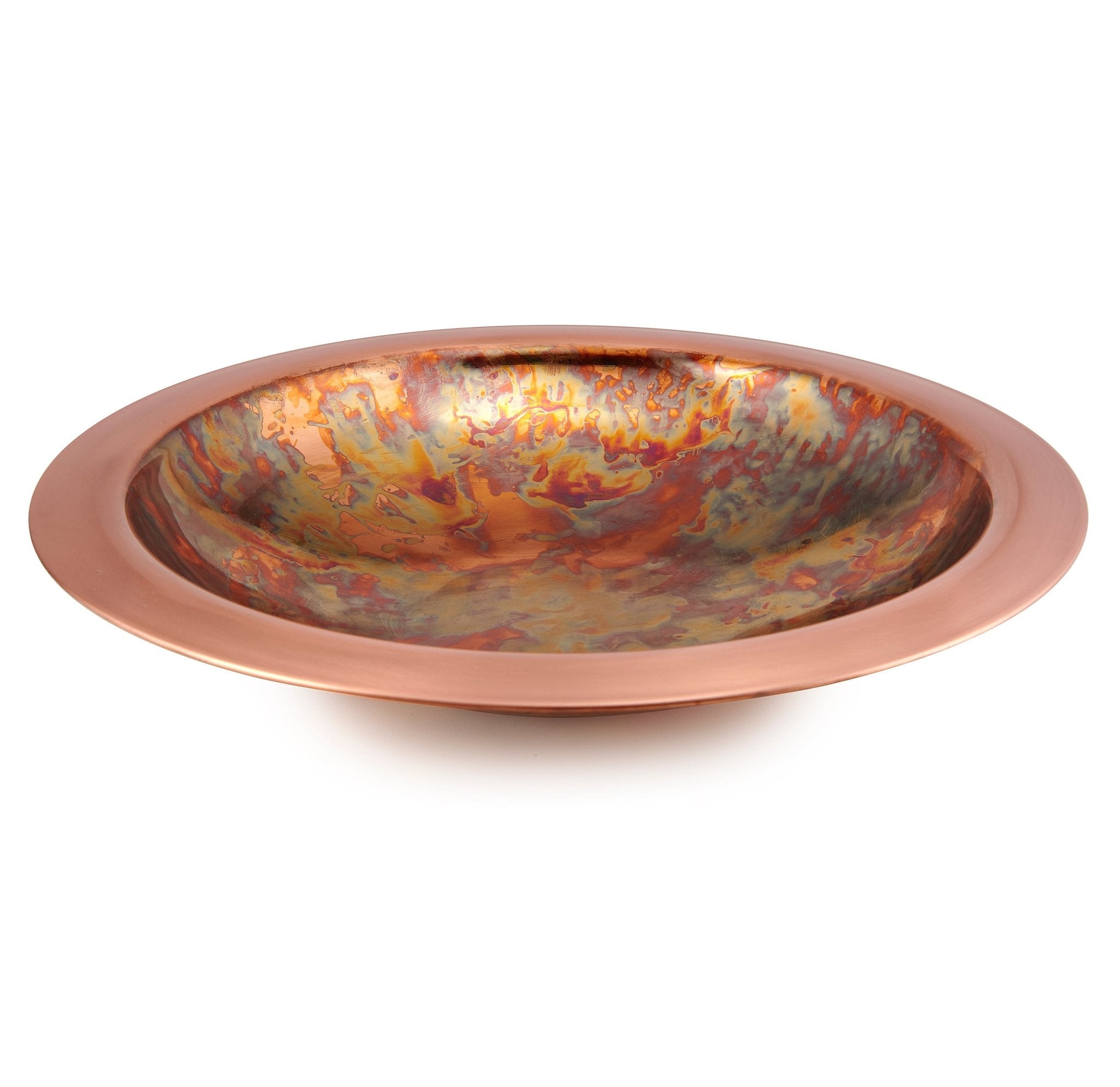 13.5“� Fired Finish Birdbath with Garden Pole - Evira