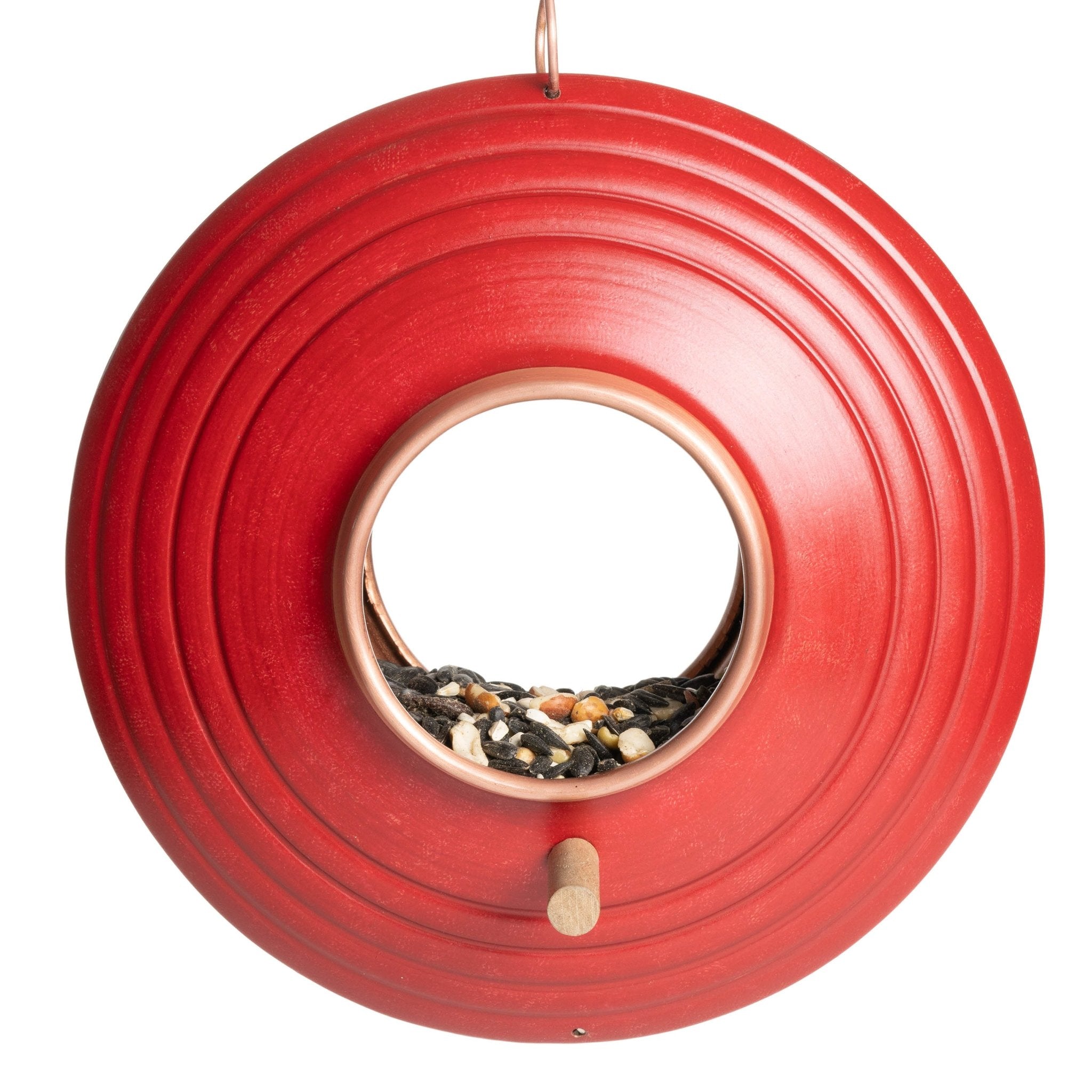 Mojave Fly Thru ™ Bird Feeder, Copper Accents, Multiple Perches - Evira