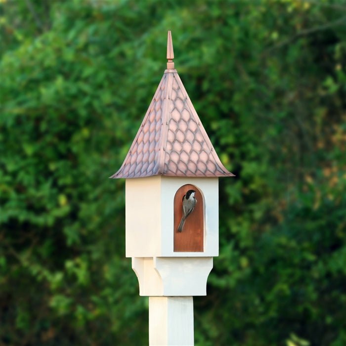 Chateau Bird House “ Diamond Pattern Roof - Evira