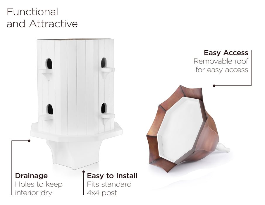 Dovecote Manor Bird House “ Roof - Evira