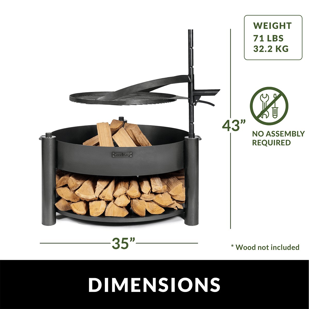 Grand Hearth 32" Standard Grill Set - Evira