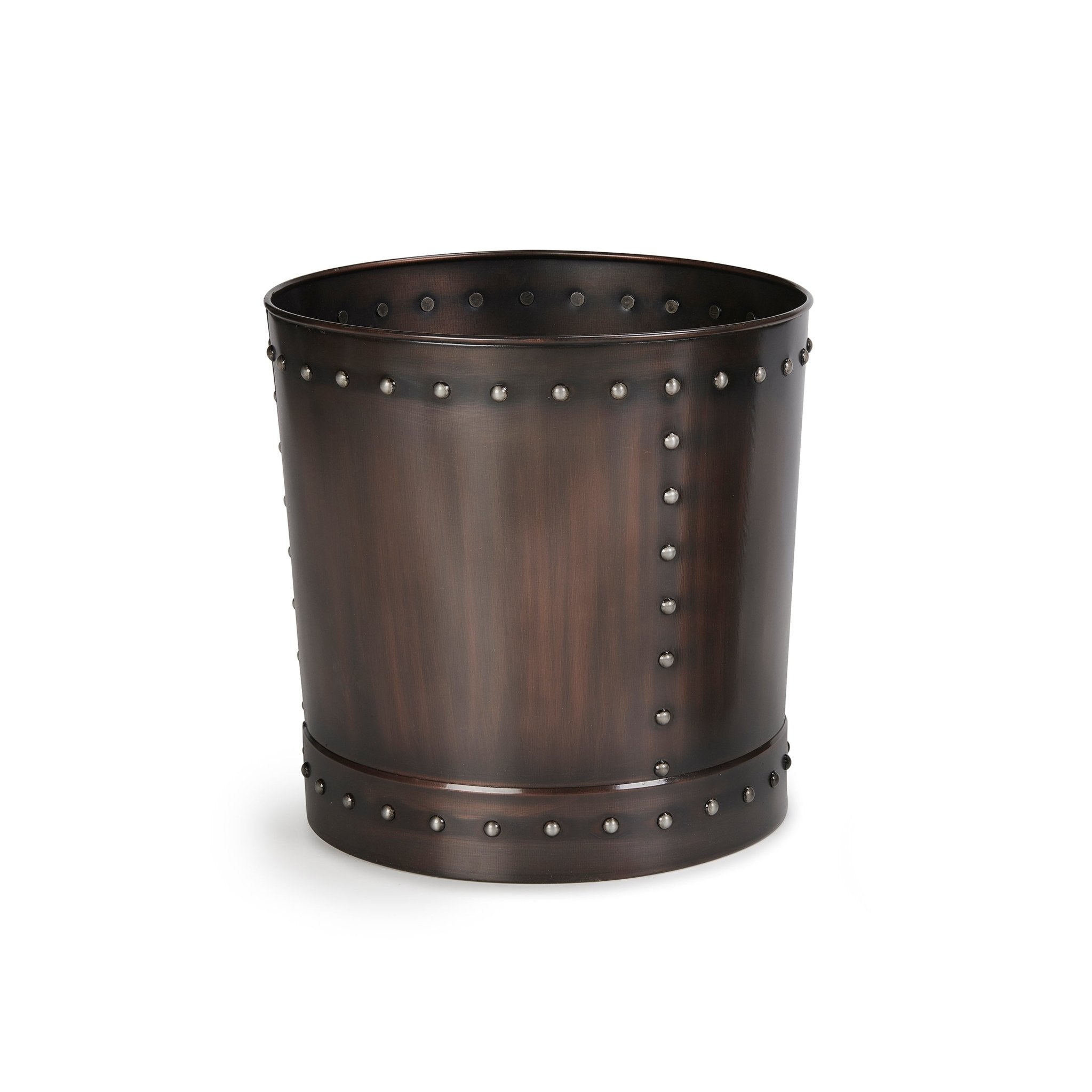 Unique 15 Inch Riveted Bronze Planter - Evira