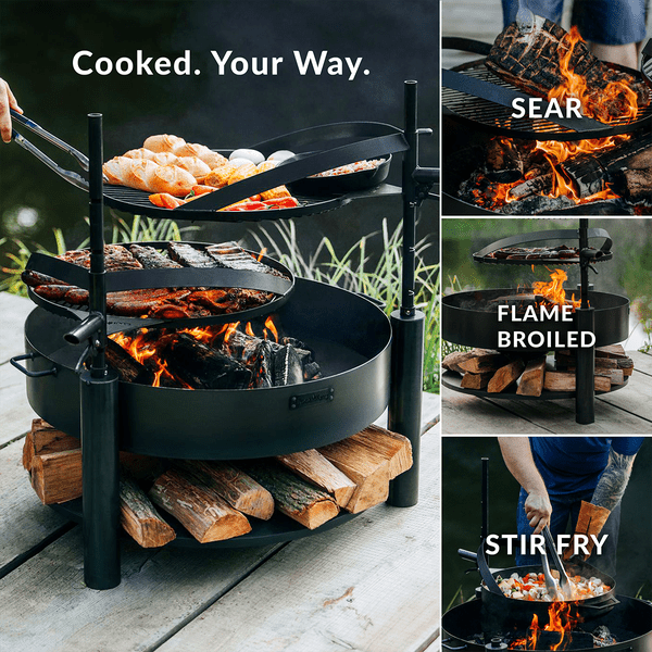 Grand Hearth 32" Grill and Griddle Set - Evira